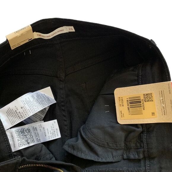 LEVIS 720 High Rise Super Skinny Distressed Jeans! - Picture 6 of 8